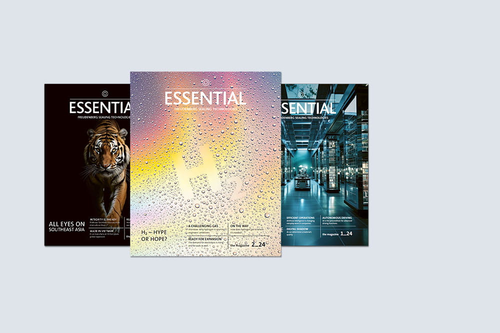 Mockup of ESSENTIAL magazine issue November 2024