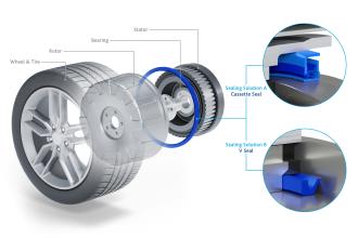 Freudenberg Sealing Technologies Advances The Development Of In-Wheel Motors With Patented Seal Design