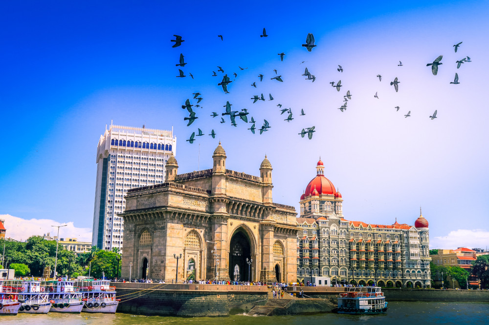 Stadt Mumbai Indien