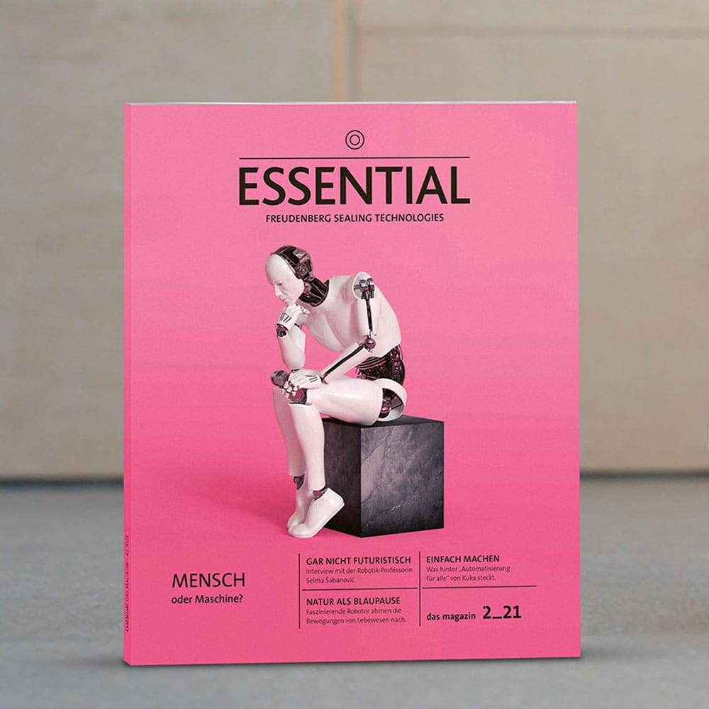 Mockup der Zeitschrift ESSENTIAL Ausgabe November 2021