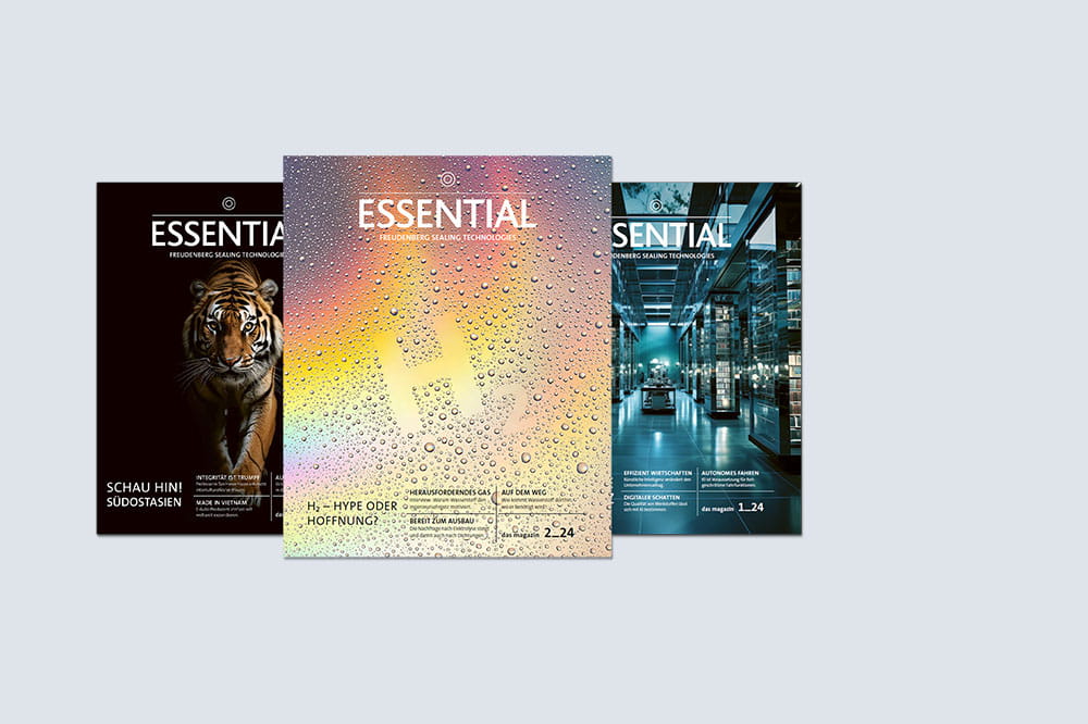 Mockup der Zeitschrift ESSENTIAL Ausgabe November 2024