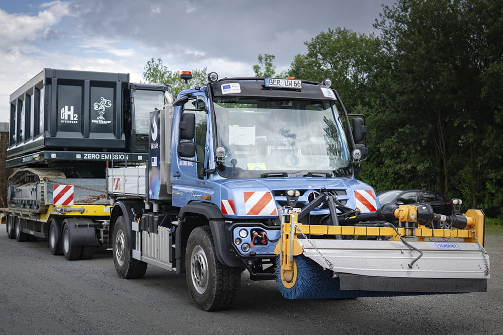 Wasserstoff-Unimog, Copyright: Daimler Trucks