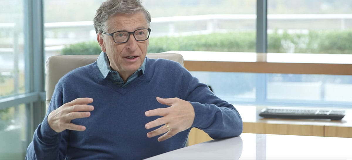 Porträt von Bill Gates
